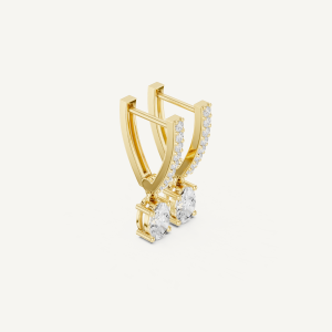 Oval Drop Earrings