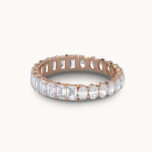 Indecisive half and half eternity band