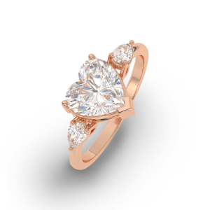 Trinity Heart Ring