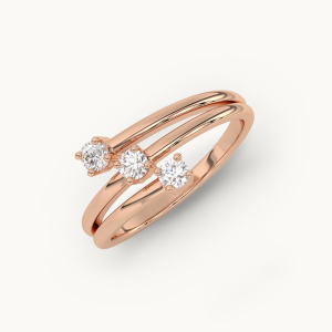 Delicate 3 diamond Ring