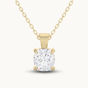 Cushion Solitaire Pendant