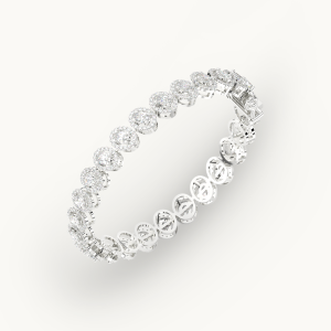 Oval Halo Bracelet