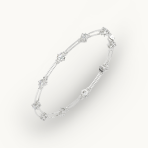 Spreaded Tennis Bracelet