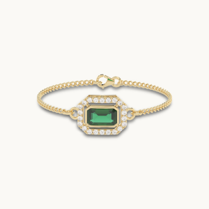 Lab Grown Emerald Bracelet