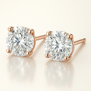 Solitaire Round Studs